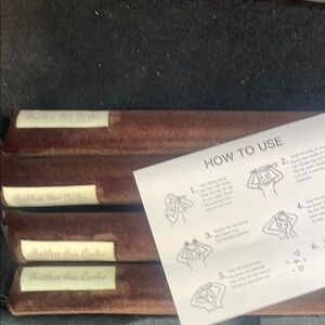 NEW Heatless Hair Curler Set of 4 in Brown